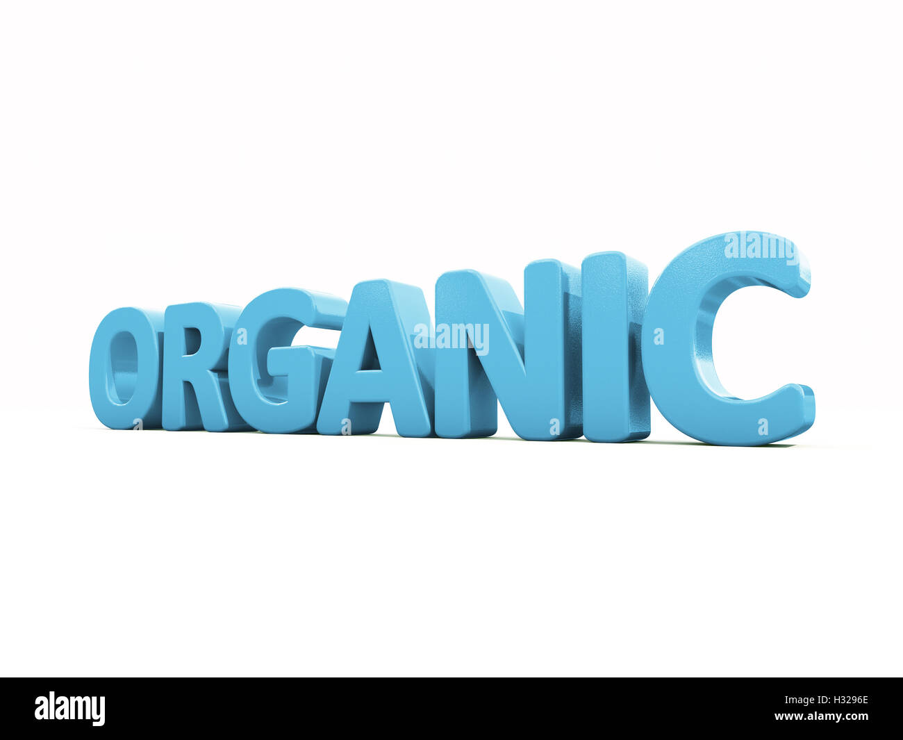 3d organic Stock Photo