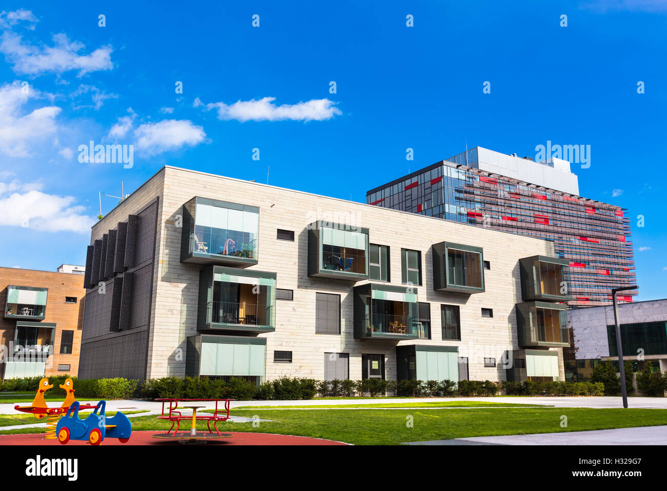 Modern residential architecture Stock Photo - Alamy