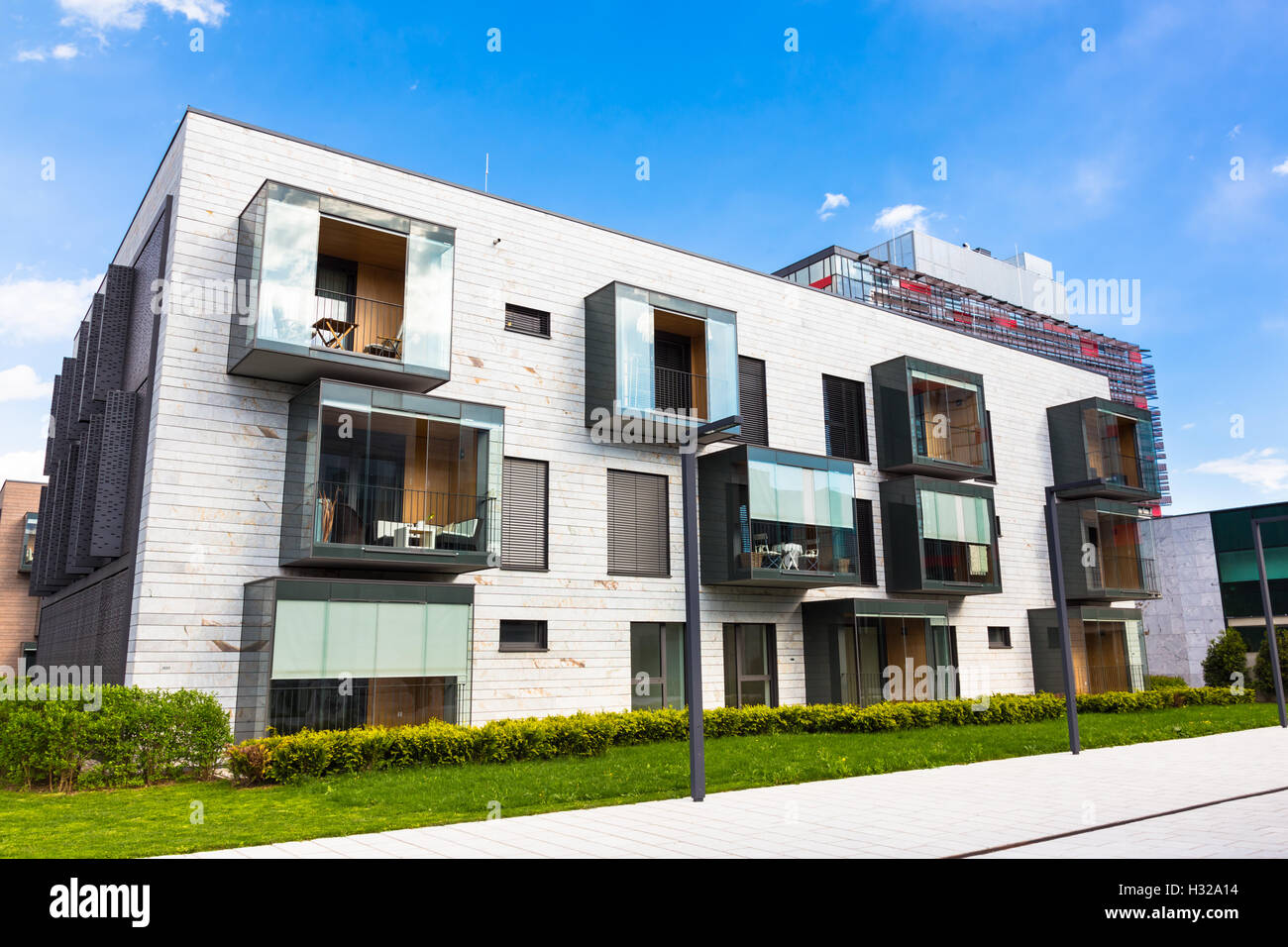 Modern residential architecture Stock Photo - Alamy
