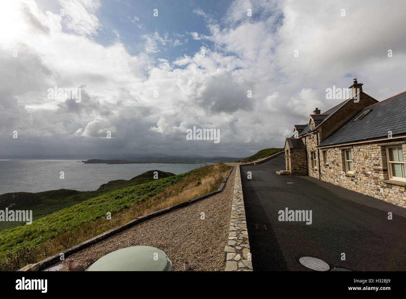 House in Horn Head overlooking Dunfanaghy Bay from Horn Head, County