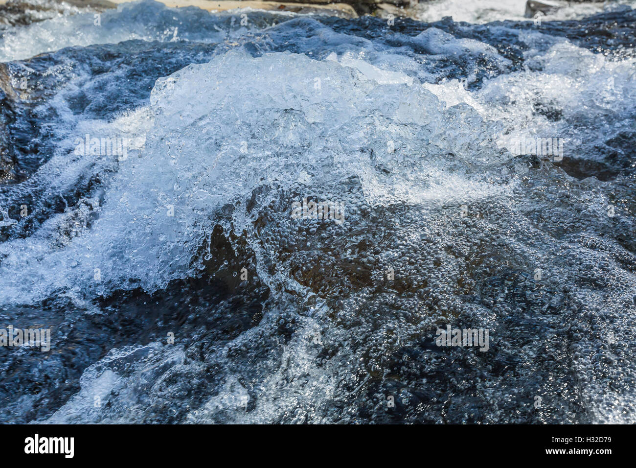 Horsetail Falls along Pyramid Creek in the Desolation Wilderness
