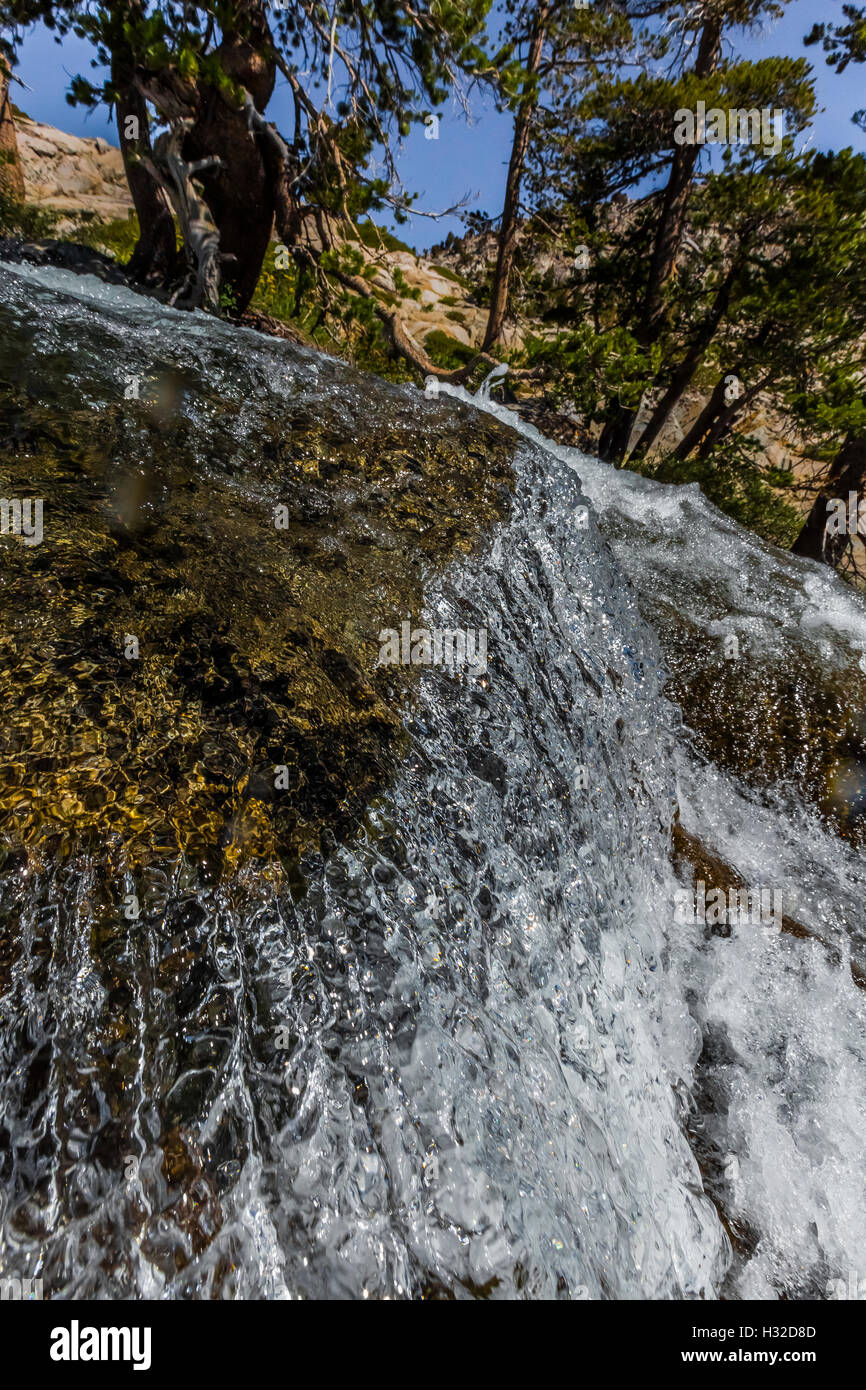 Horsetail Falls along Pyramid Creek in the Desolation Wilderness
