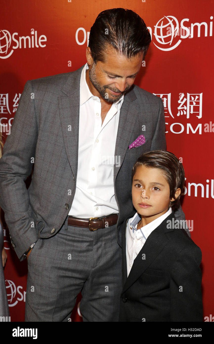 David Charvet and Shaya Braven Charvet at the 2016 Operation Smile's