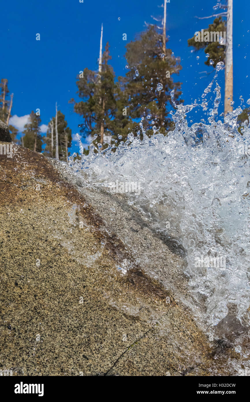 Horsetail Falls along Pyramid Creek in the Desolation Wilderness