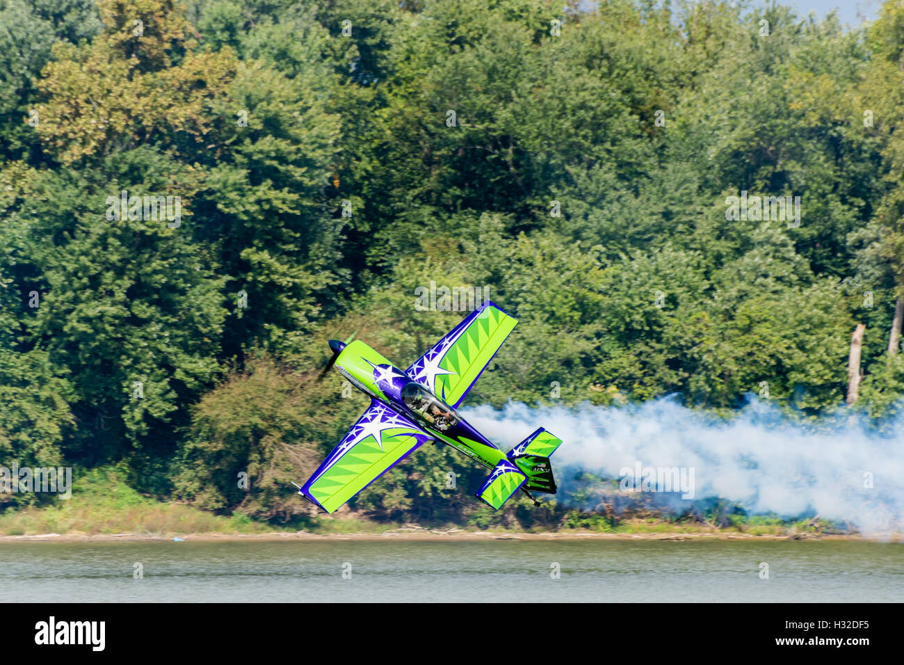 Gary Ward Airshows  with the MX2 Aircraft Stock Photo