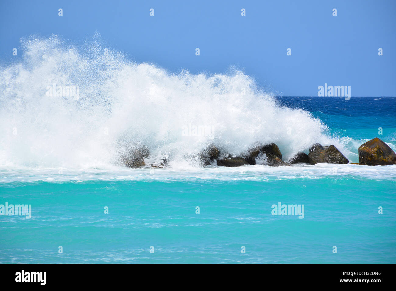 Renaissance Island - Aruba Stock Photo