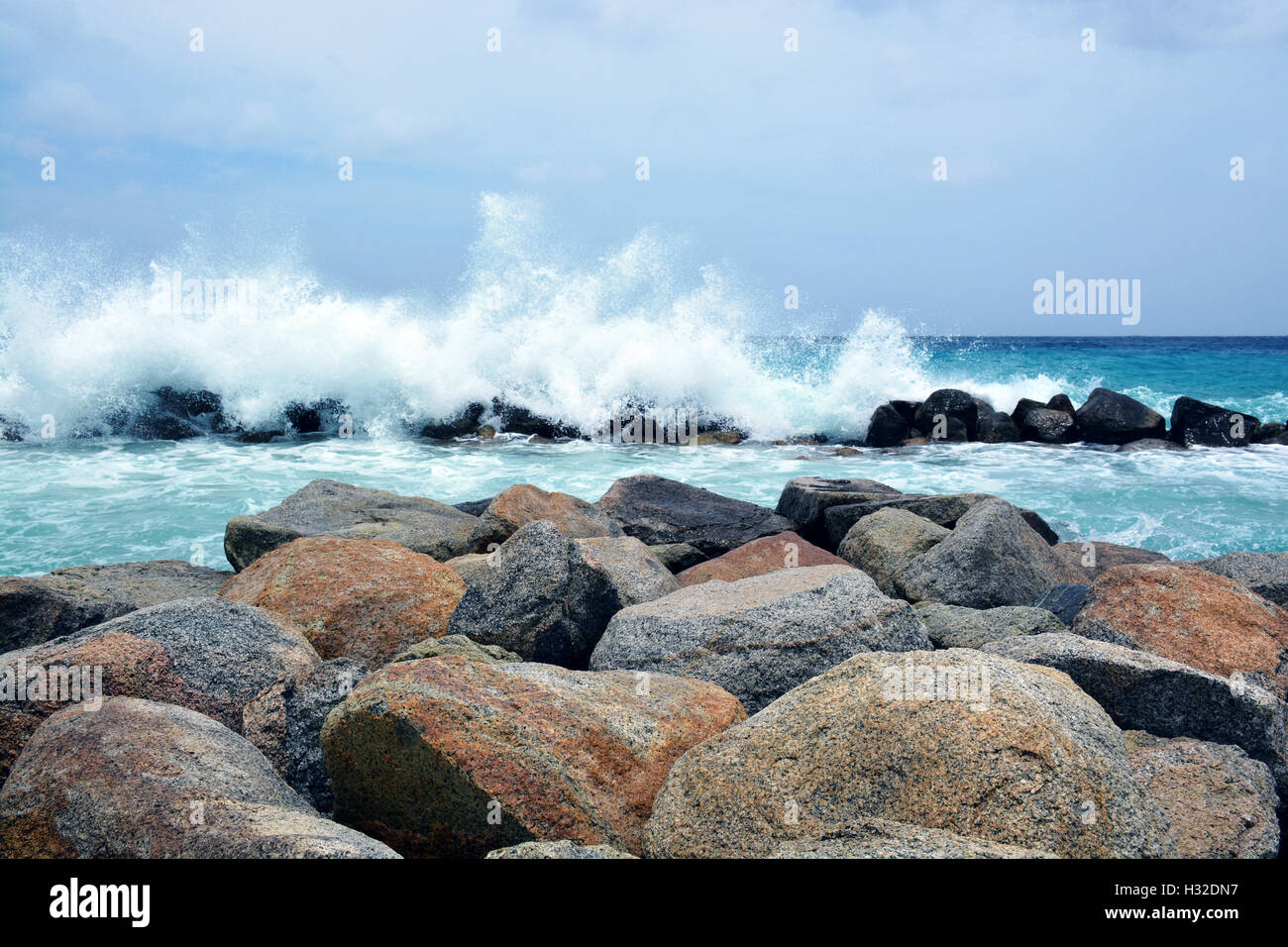 Renaissance Island - Aruba Stock Photo