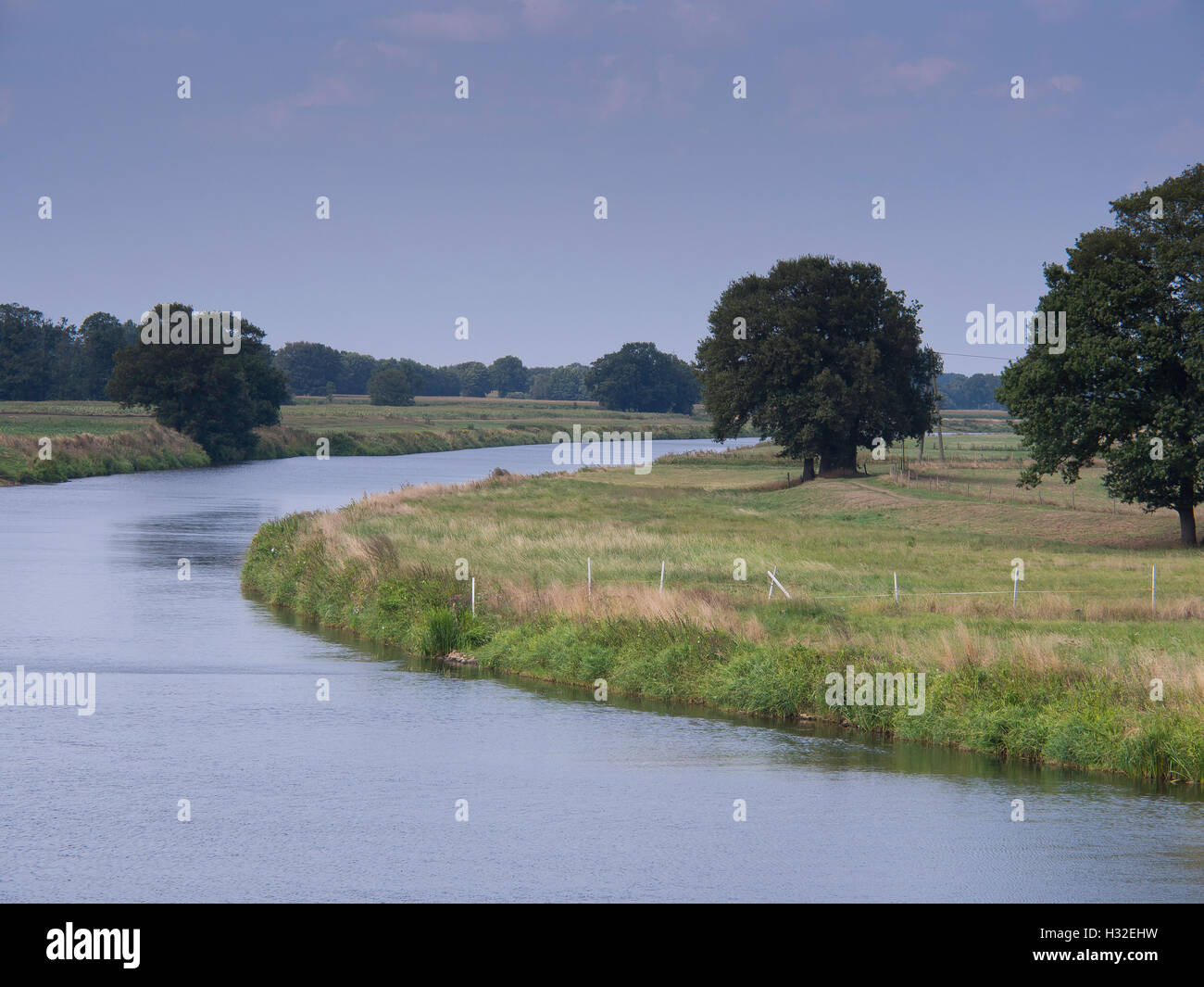 the river ems Stock Photo Alamy