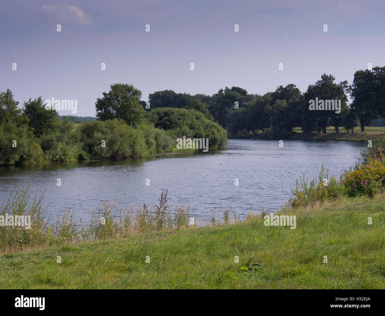 the river ems Stock Photo Alamy