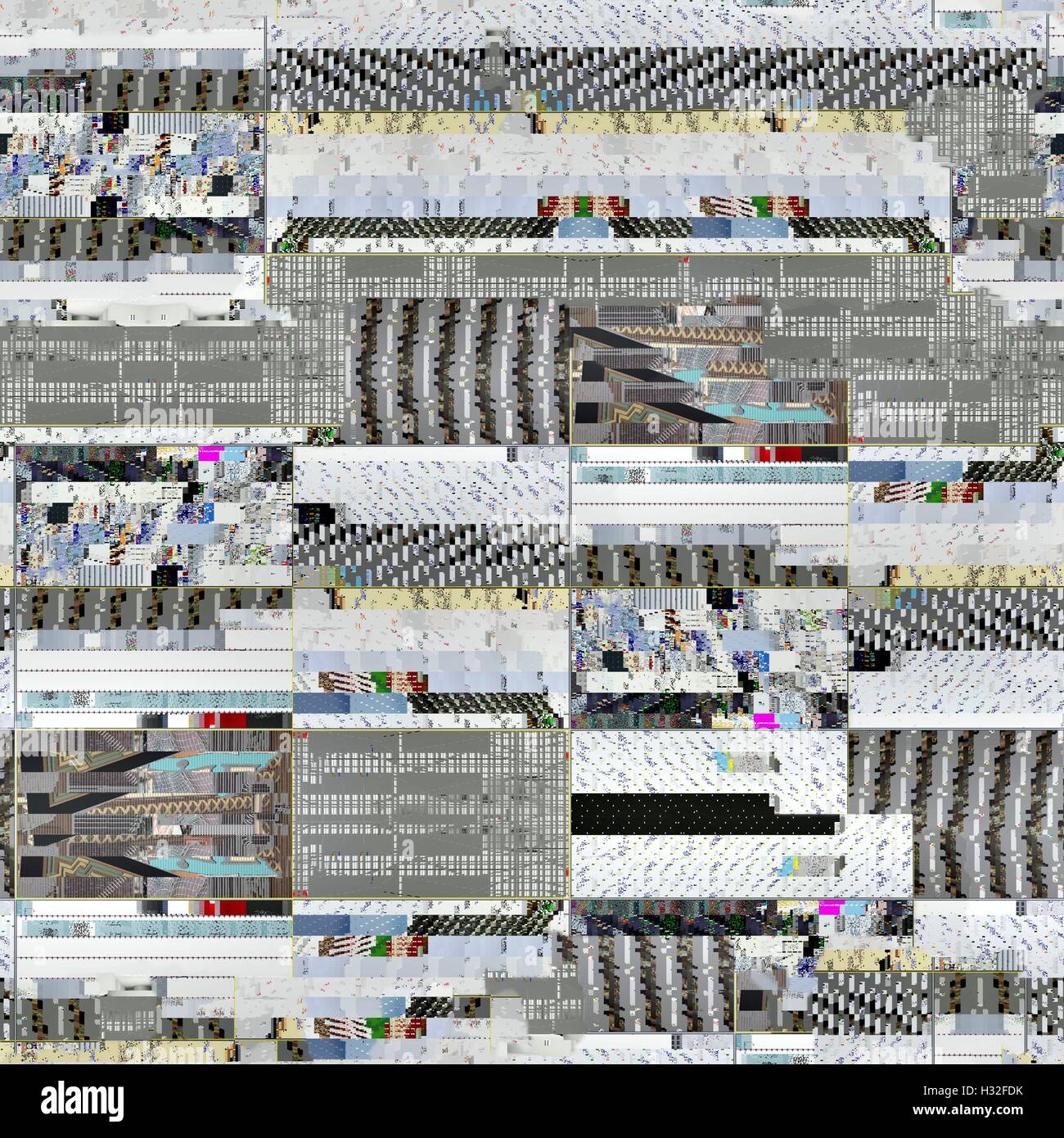 Seamless glitch background for 3D objects Stock Photo - Alamy