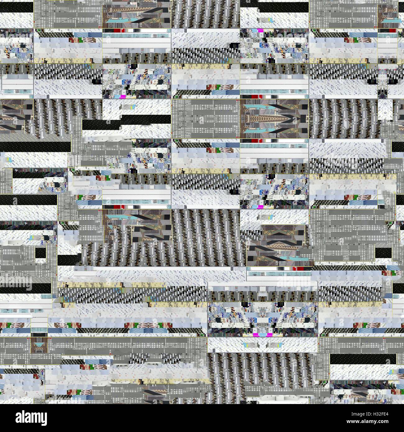 Seamless glitch background for 3D objects Stock Photo - Alamy