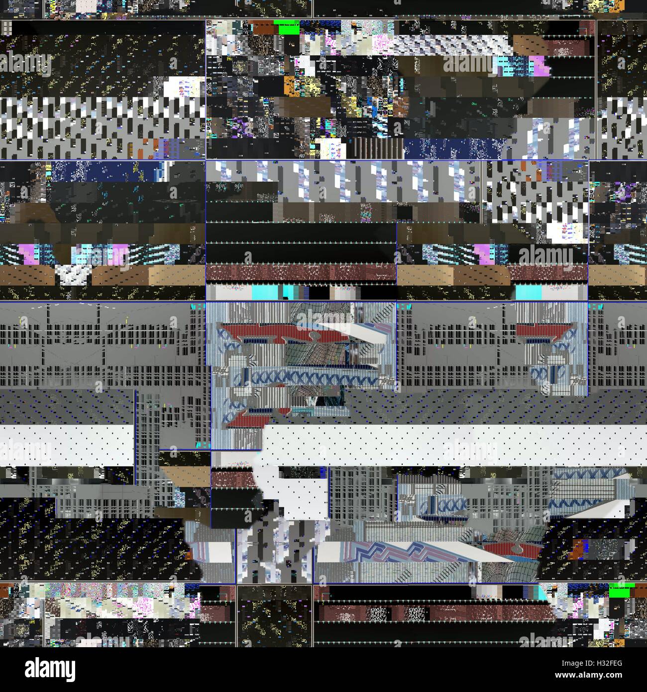 Seamless glitch background for 3D objects Stock Photo - Alamy