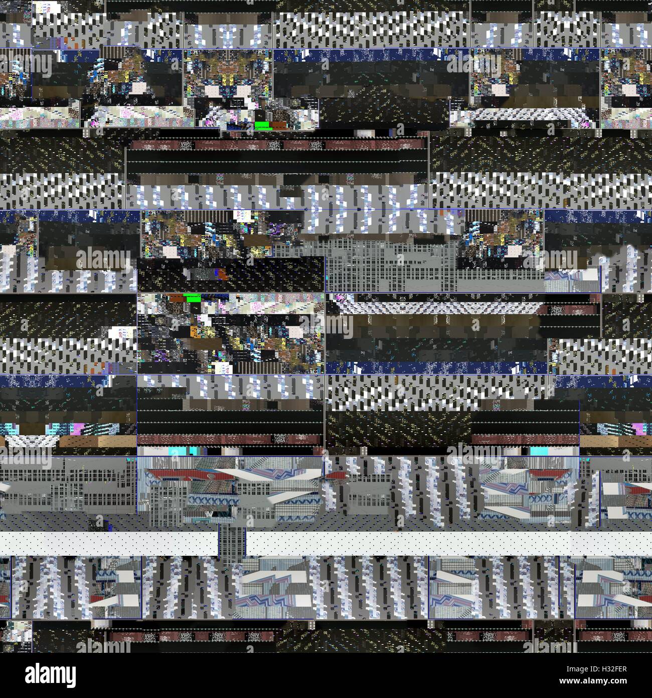 Seamless glitch background for 3D objects Stock Photo - Alamy