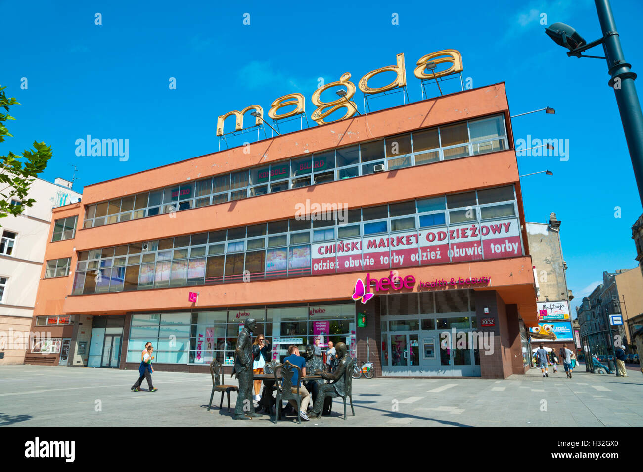 Dom Handlowy Magda, Magda shopping centre, Piotrkowska, main street, Lodz,  central Poland Stock Photo - Alamy