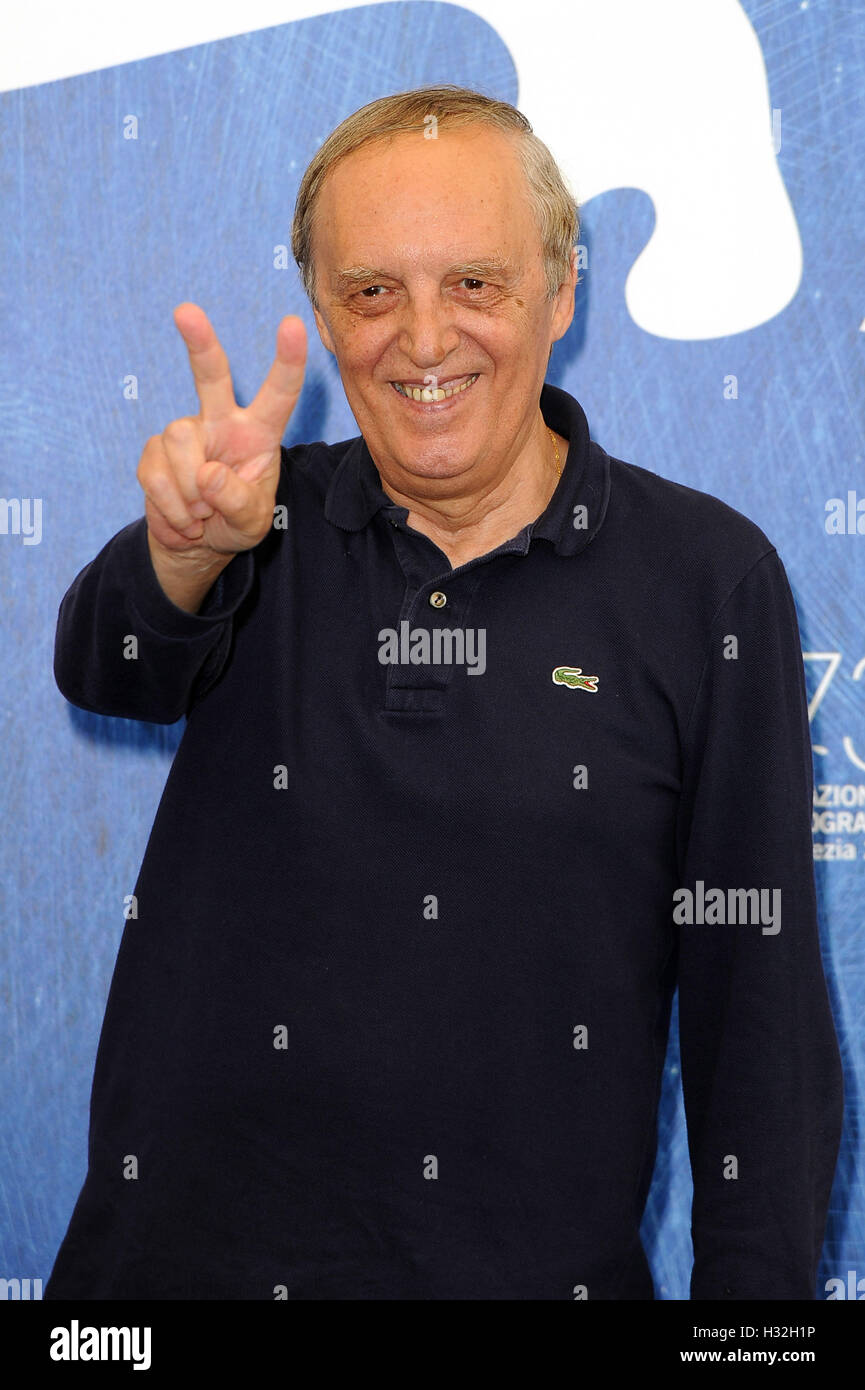 73rd Venice Film Festival - 'Zombi: Dawn of the Dead' - Photocall  Featuring: Dario Argento Where: Venice, Italy When: 02 Sep 2016 Credit: IPA/WENN.com  **Only available for publication in UK, USA, Germany, Austria, Switzerland** Stock Photo
