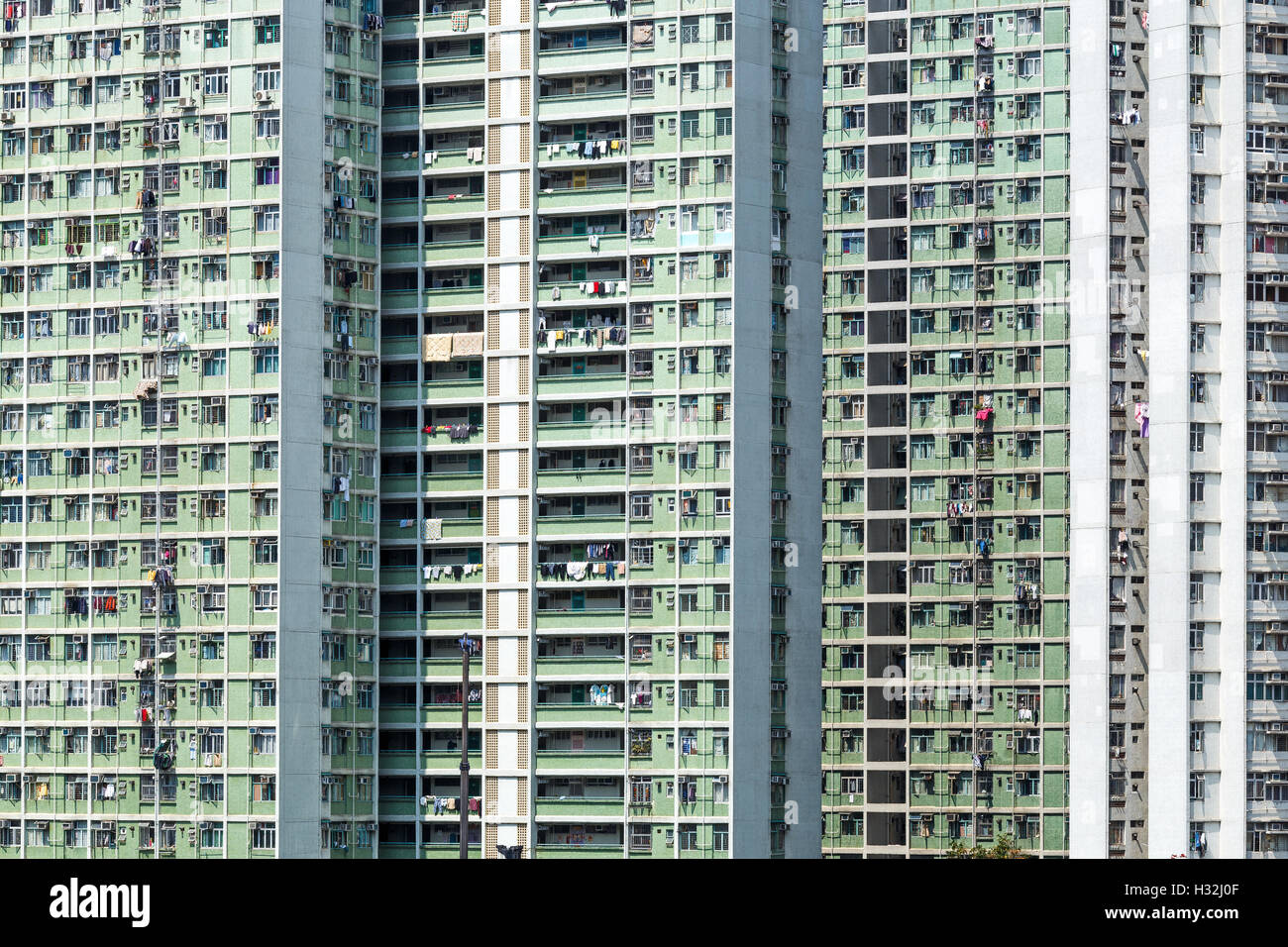 Public housing in Hong Kong Stock Photo Alamy