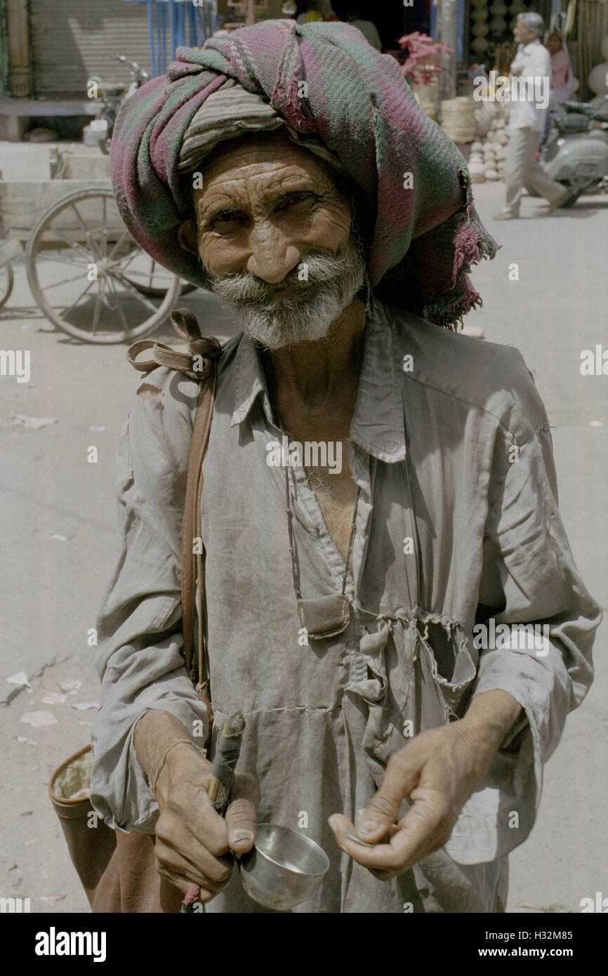 indian man brian mcguire Stock Photo