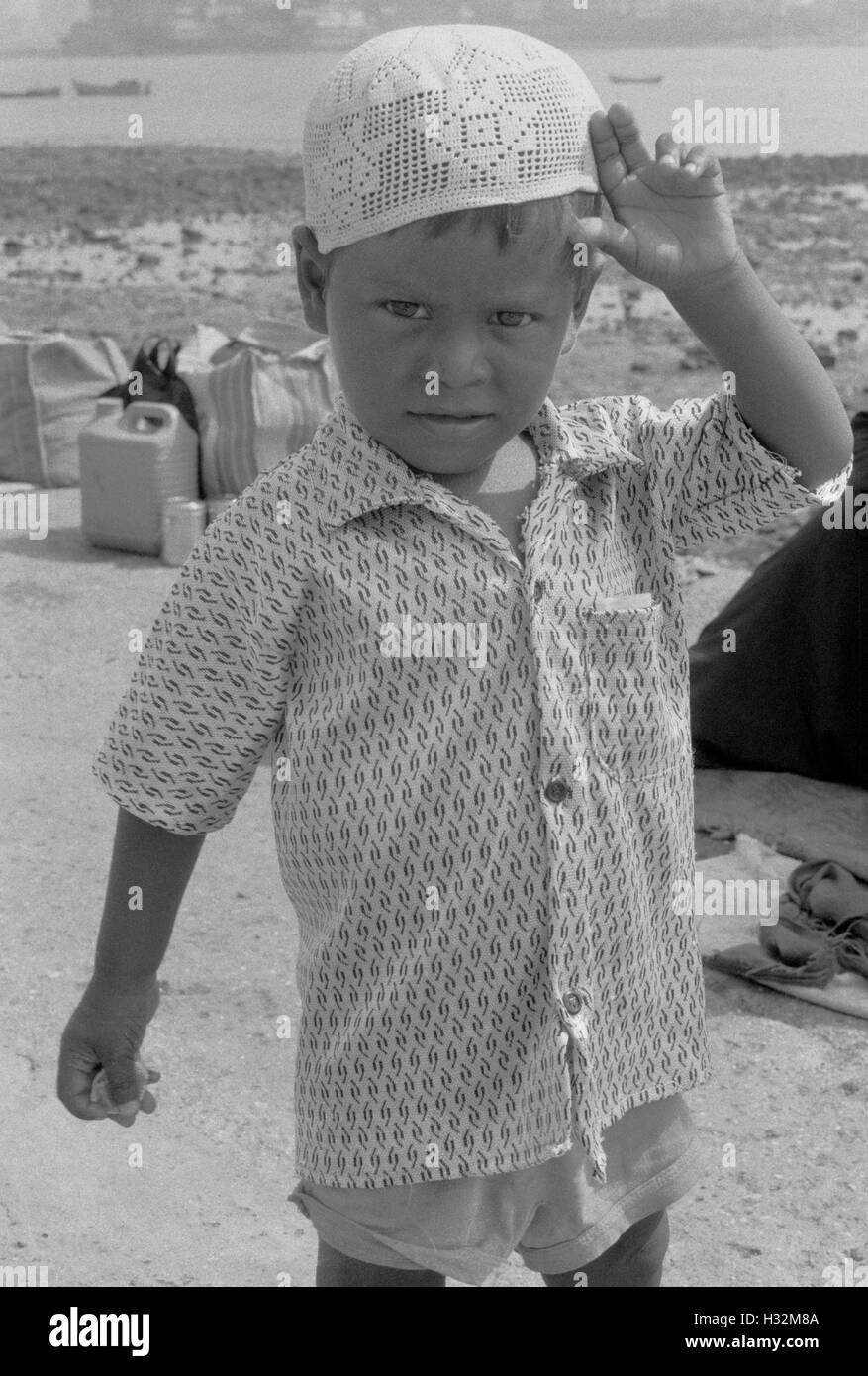 child in india brian mcguire Stock Photo