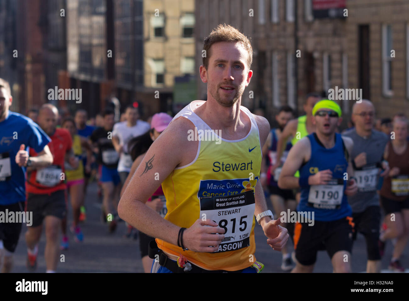 Glasgow half marathon hi-res stock photography and images - Alamy