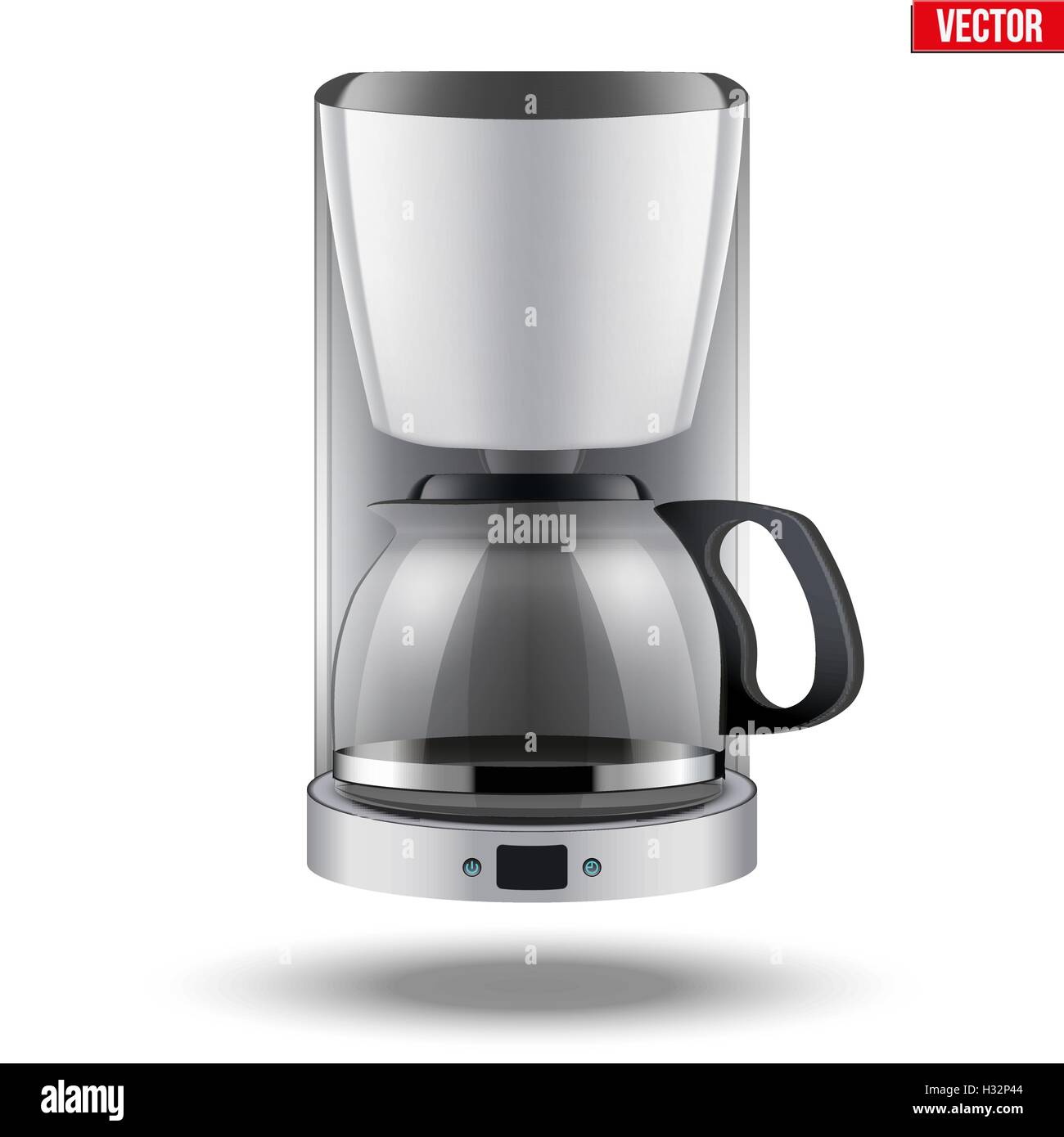 Coffee maker with glass pot Stock Vector Image & Art Alamy