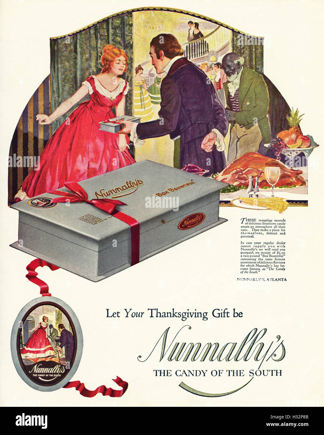 1920 advert from original old vintage 20s American magazine 1920s Stock