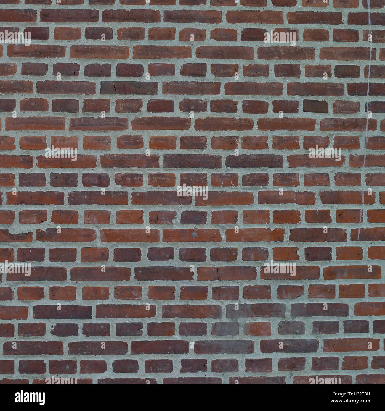 Brick wall - no detail, Denmark Stock Photo