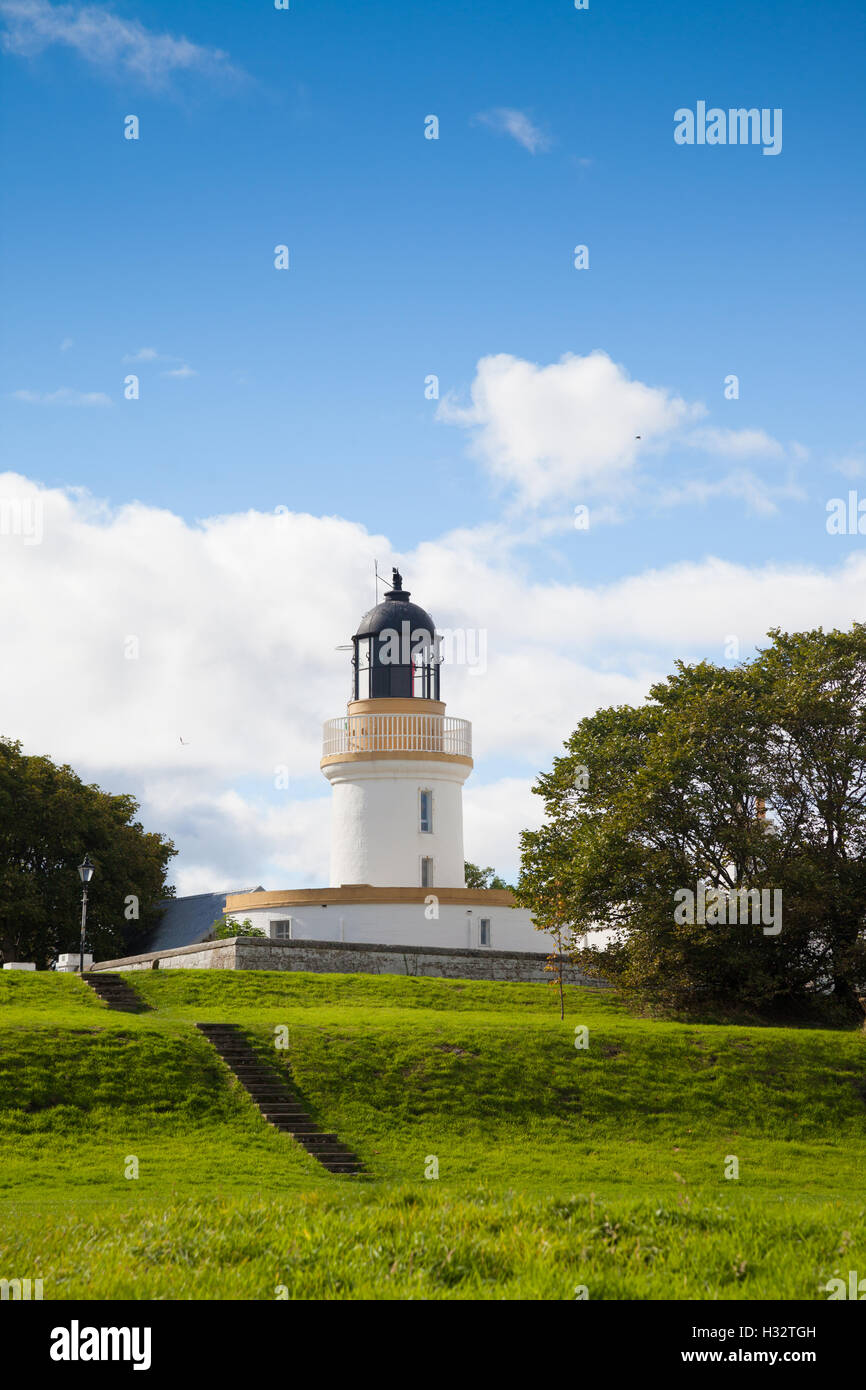 The Lighthouse at Cromarty, Ross and Cromarty Scotland. Stock Photo
