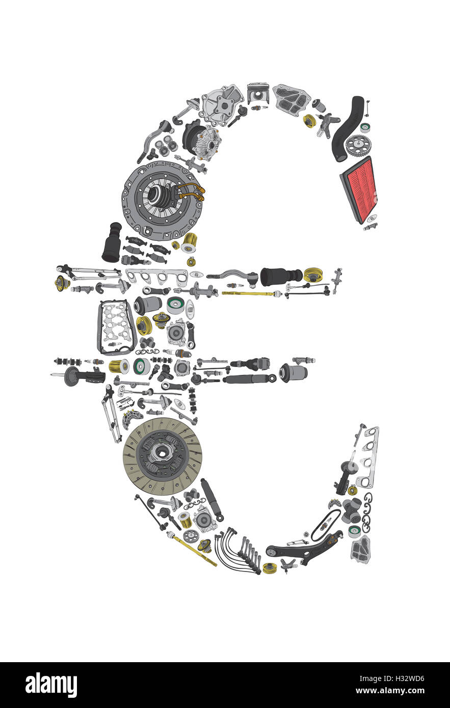 Euro car parts hires stock photography and images Alamy