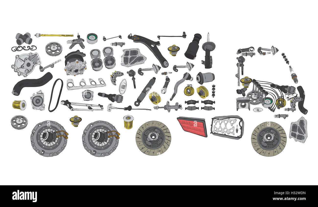 Truck chassis Cut Out Stock Images & Pictures Alamy