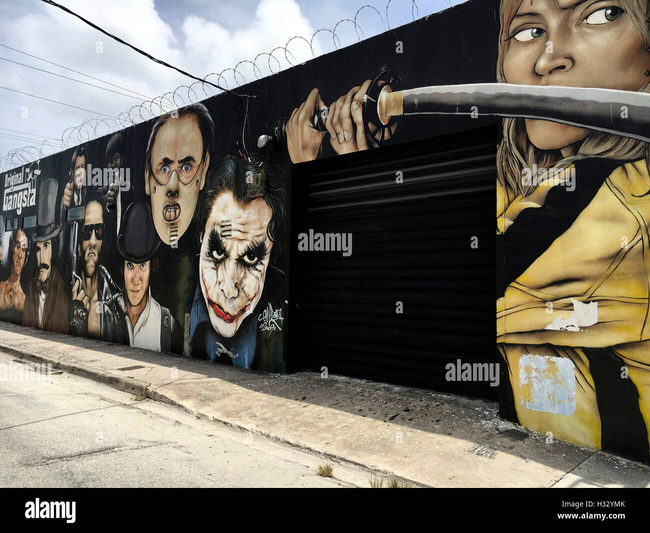 Wynwood, Miami, this area has been transformed into an art gallery by a
