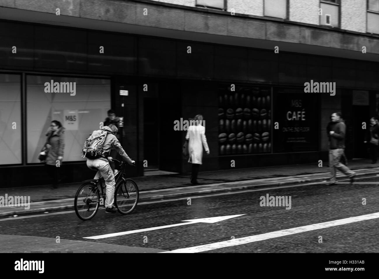 Rush Hour Glasgow Stock Photo Alamy