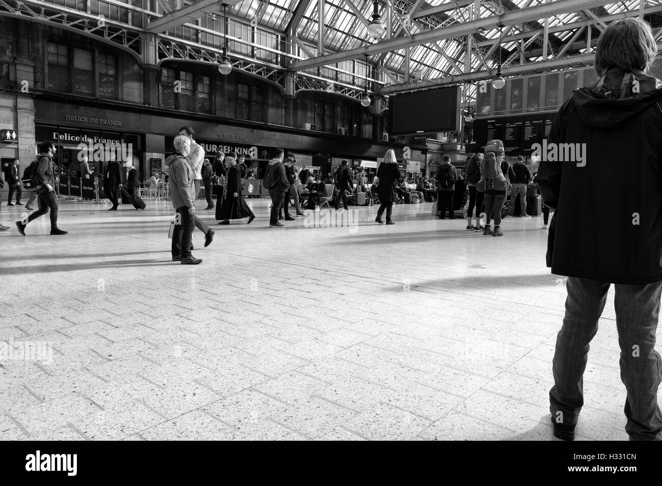 Rush Hour Glasgow Stock Photo Alamy