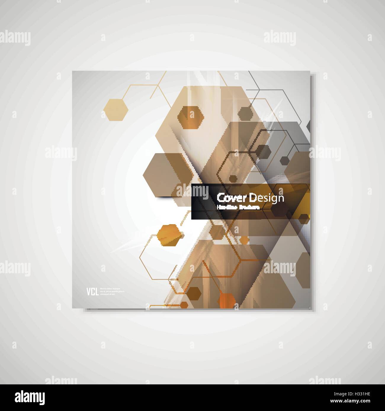 Abstract hexagon background technology. Vector illustration for your ...