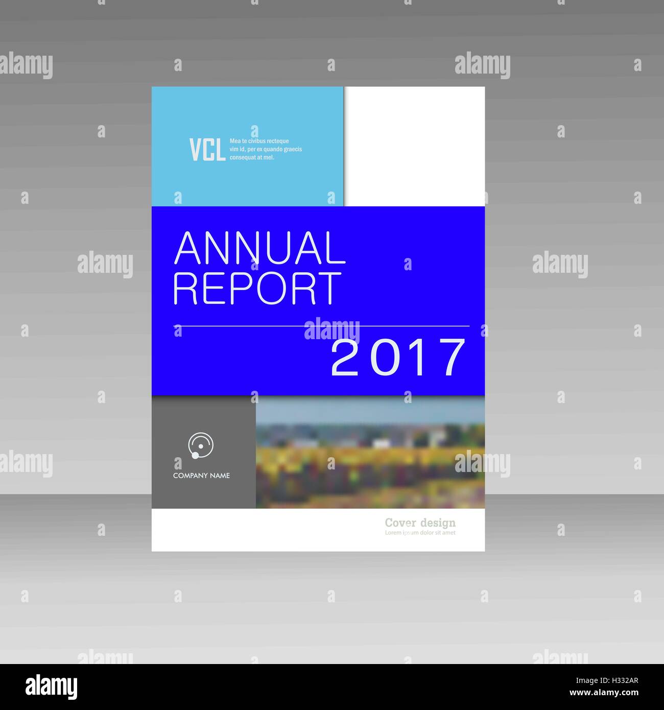 Abstract composition, color square texture, a4 brochure title sheet