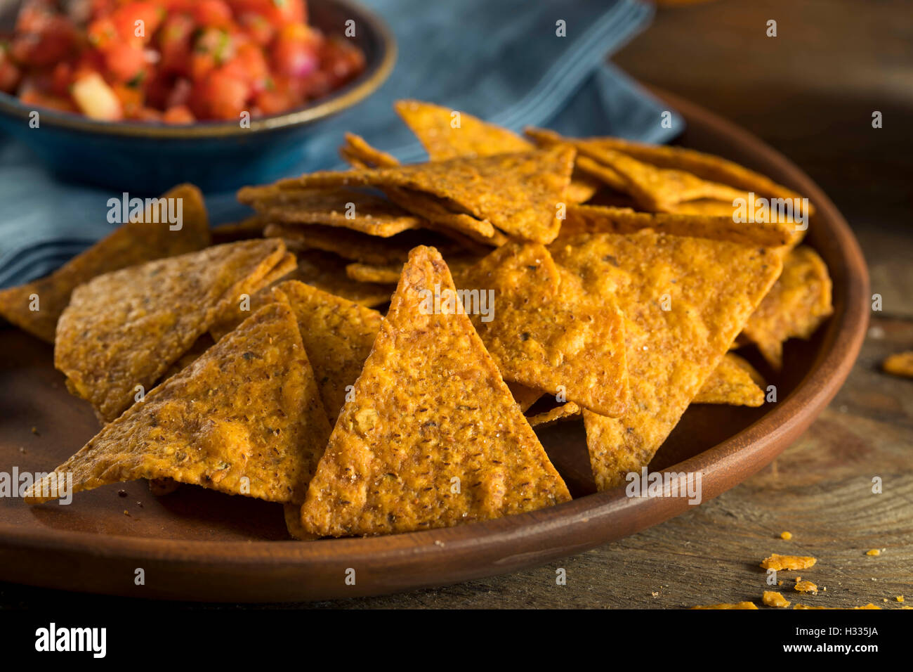 pumpkin tortilla chips