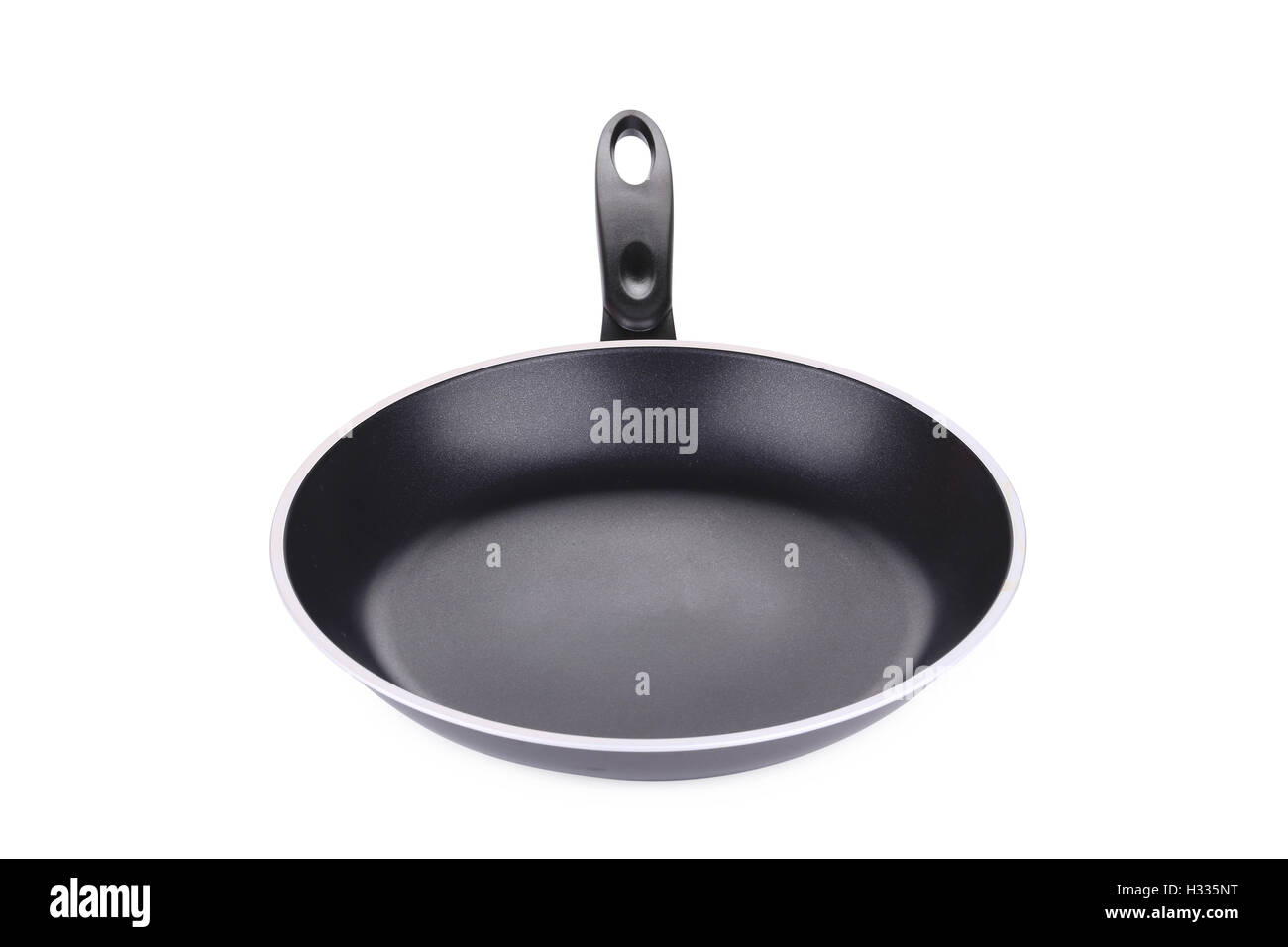 Black frying pan. Stock Photo