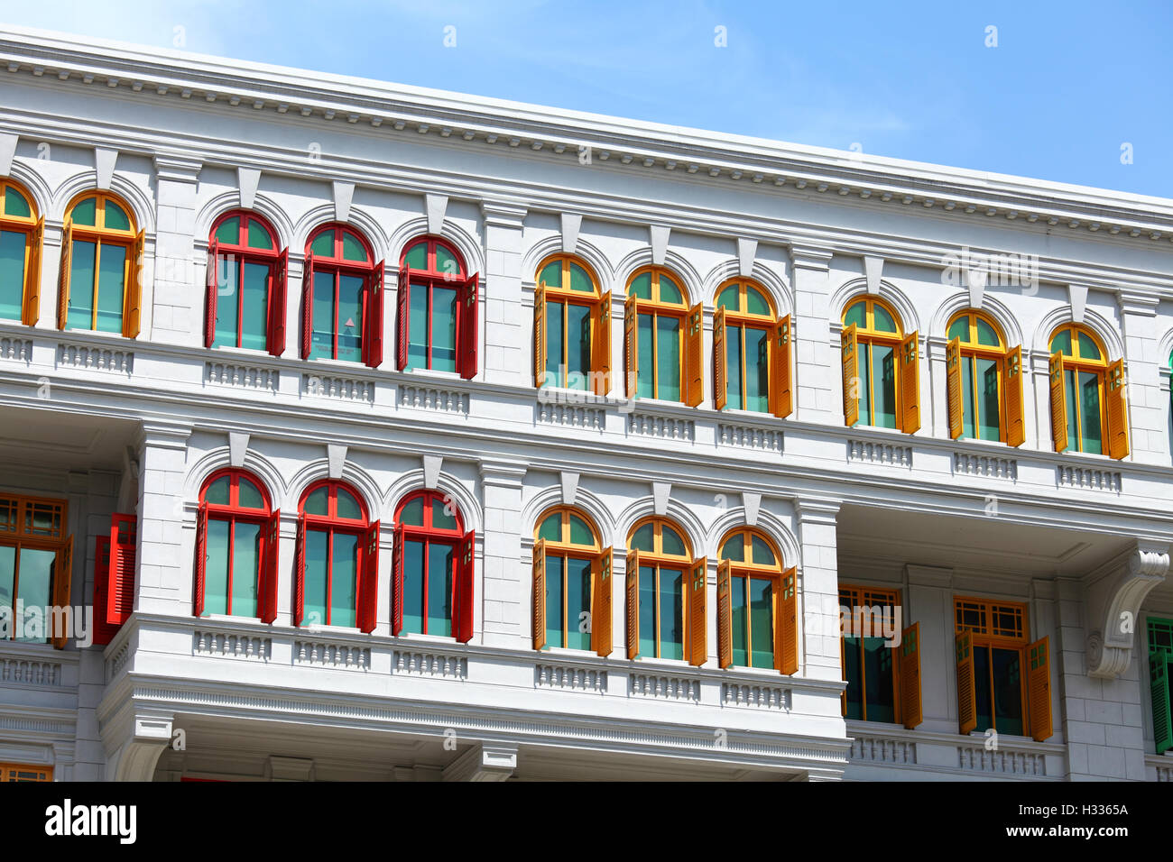 Heritage architecture in Singapore Stock Photo Alamy
