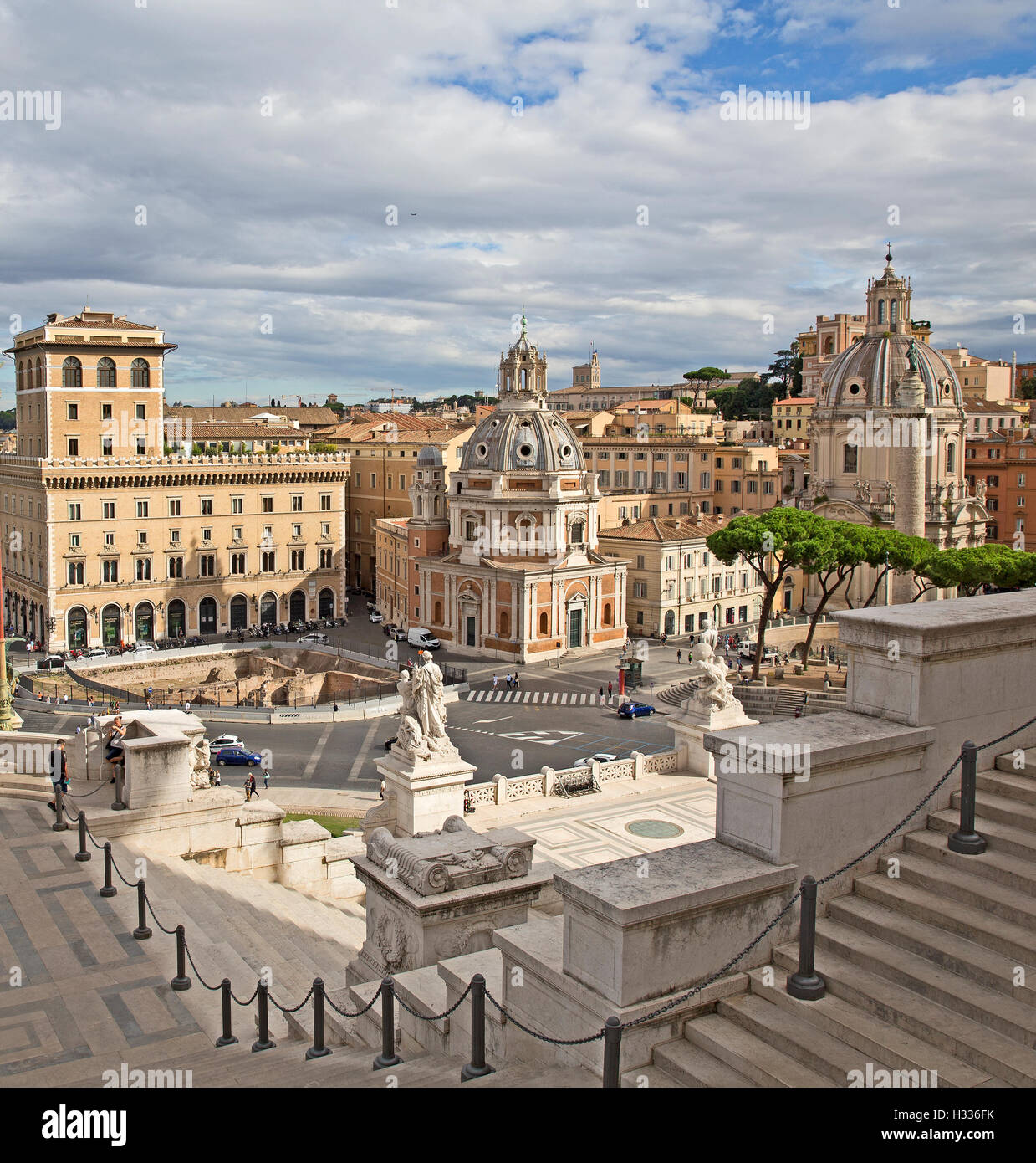 Aerial view of Rome city, Italy Stock Photo - Alamy