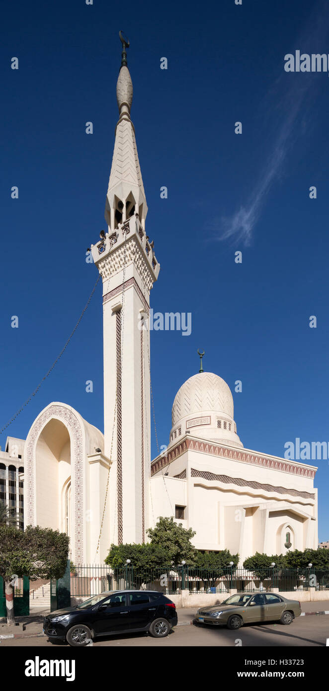 Imam Hasan Mosque, Heliopolis, Cairo, Egypt, Stock Photo