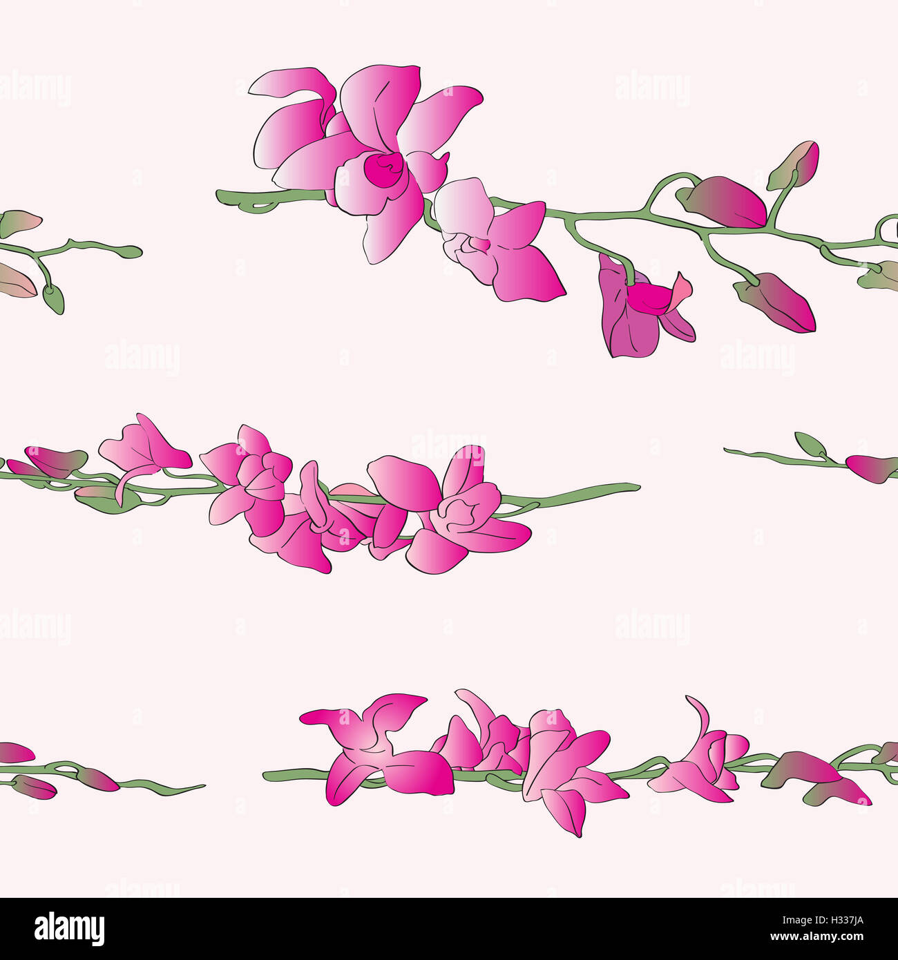 Retro floral apple pattern hi-res stock photography and images - Alamy