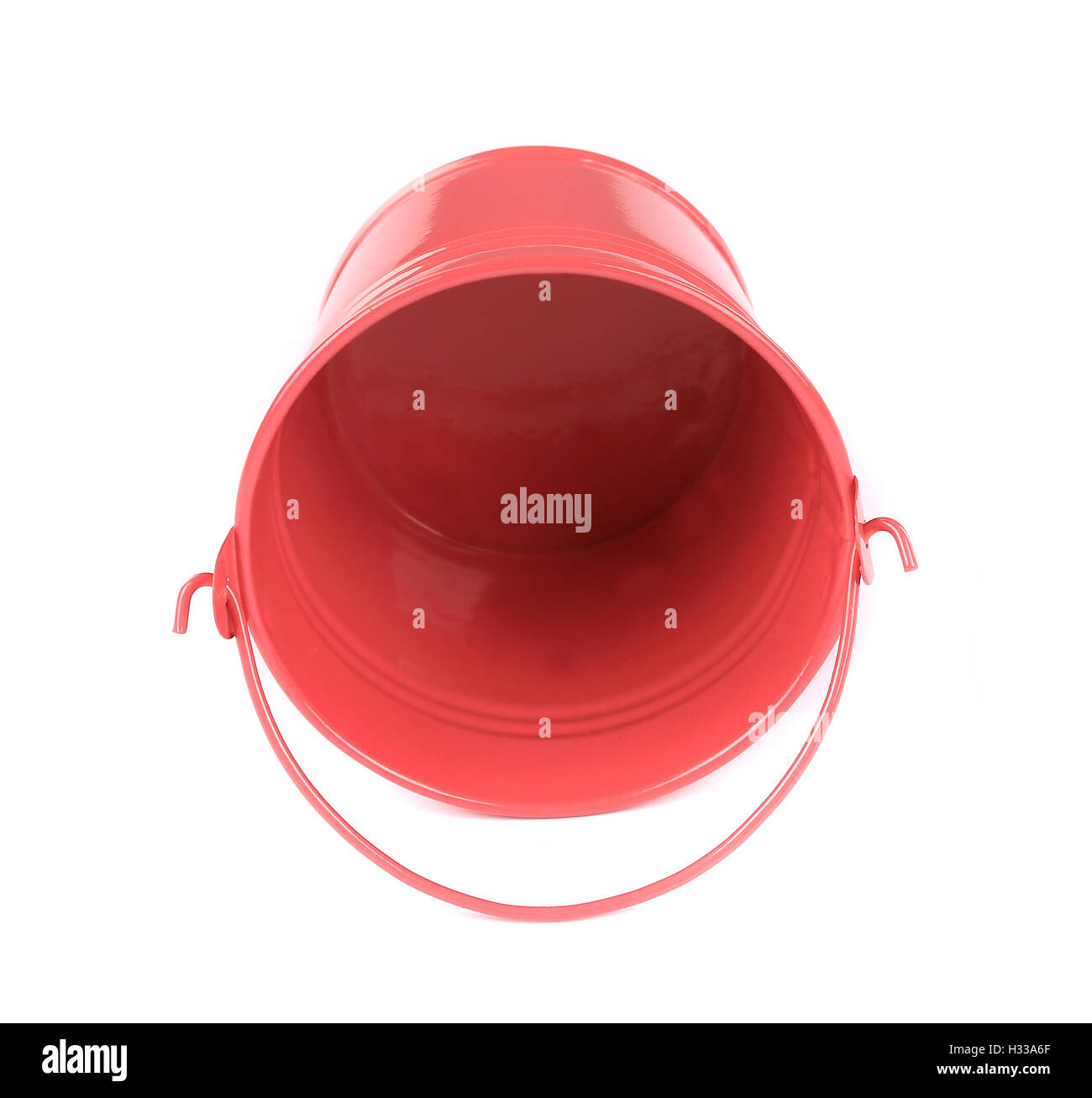 Pink metal bucket Stock Photo Alamy