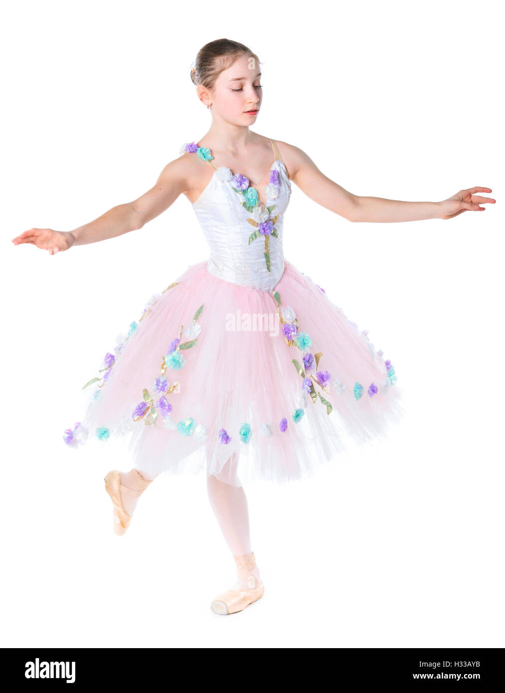 Beautiful ballerina Stock Photo