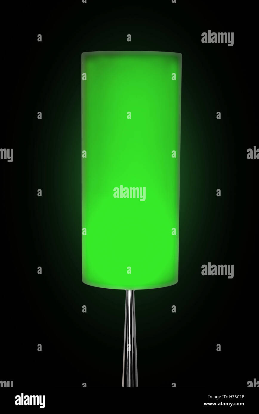 Isolated Modern Design Green Lamp Stock Photo Alamy
