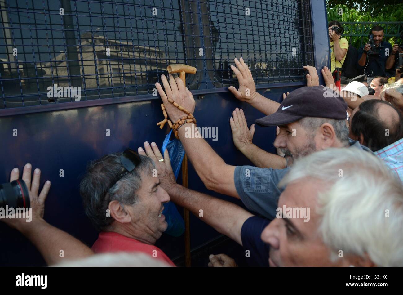 Slogans on a van hi-res stock photography and images - Alamy