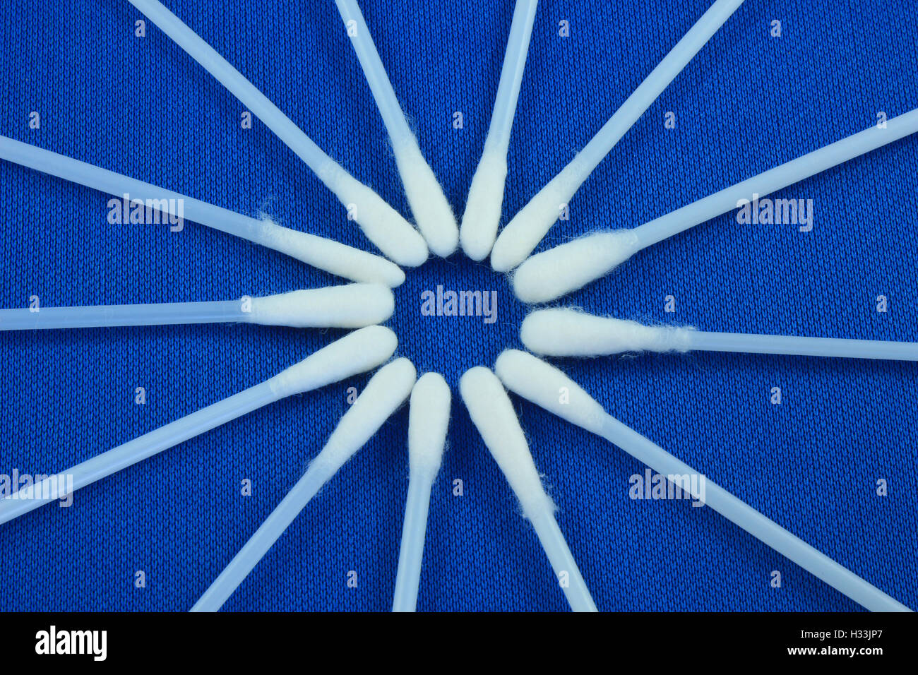 Cotton swabs in a pattern in Cotacachi, Ecuador Stock Photo Alamy