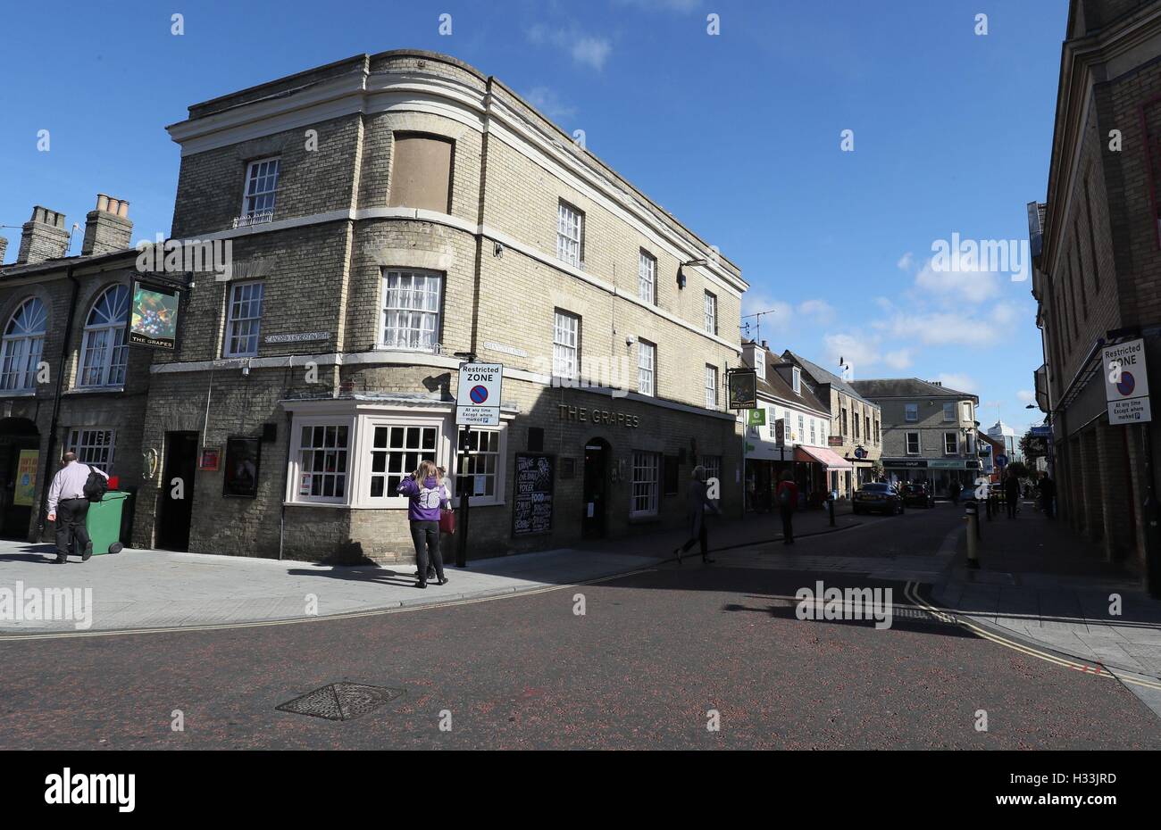 General view of Brentgovel Street in Bury St Edmunds, Suffolk, where missing 23-year-old Corrie McKeague was last seen, as police are investigating the disappearance of the RAF serviceman, who has been missing for more than a week amid fears he may have been kidnapped. Picture date: Monday October 3, 2016. See PA story POLICE McKeague. Photo credit should read: Chris Radburn/PA Wire Stock Photo