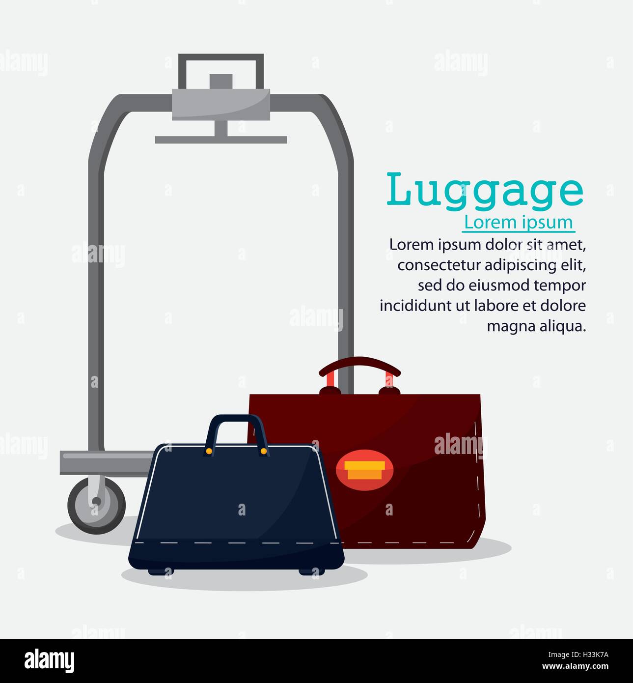 Bags of baggage and luggage concept Stock Vector Image & Art Alamy