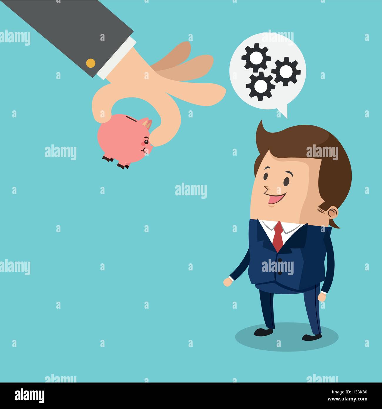 Colorful businessman cartoon design Stock Vector Image & Art - Alamy