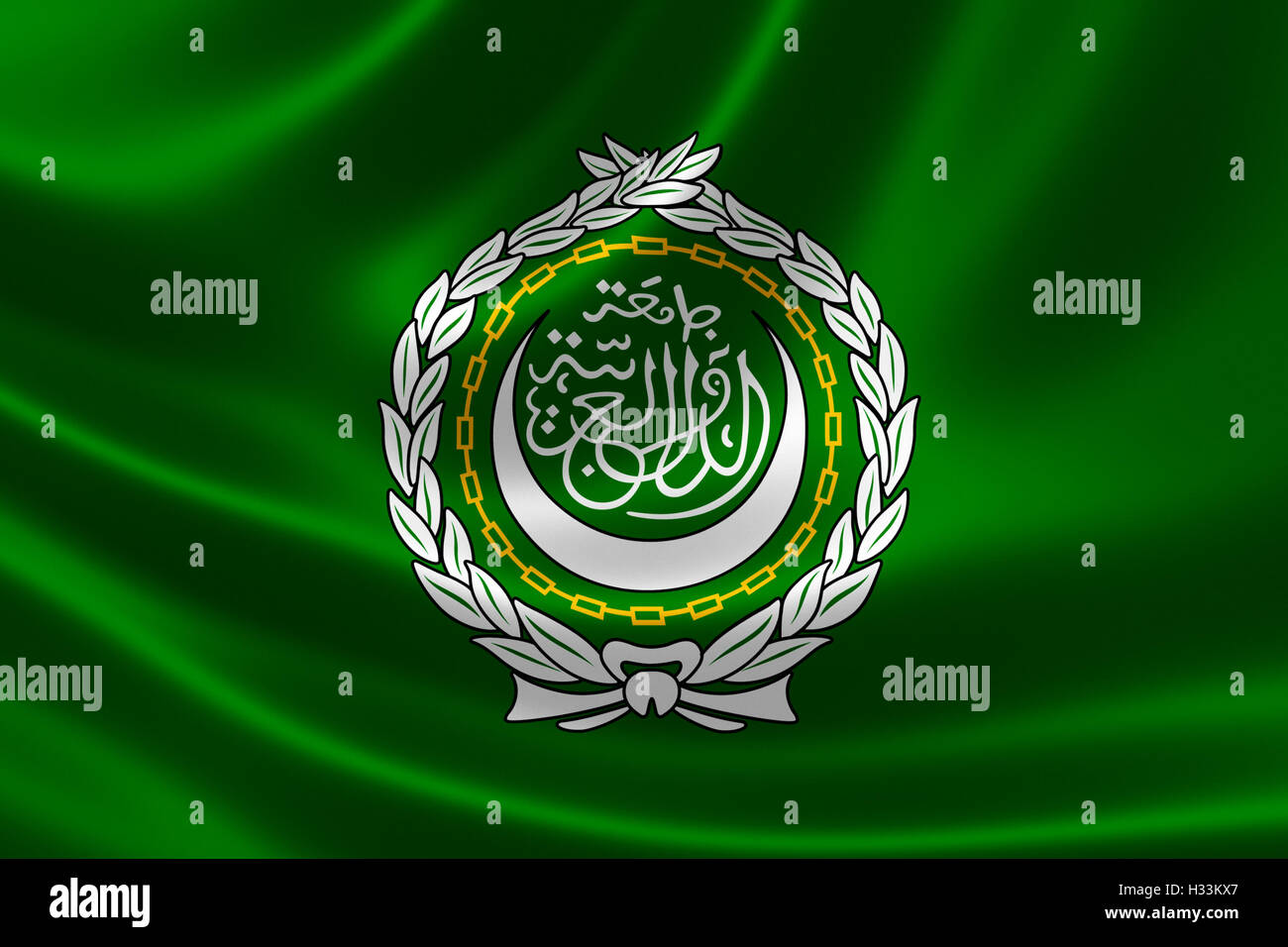 The league of arab states flag hi-res stock photography and images - Alamy