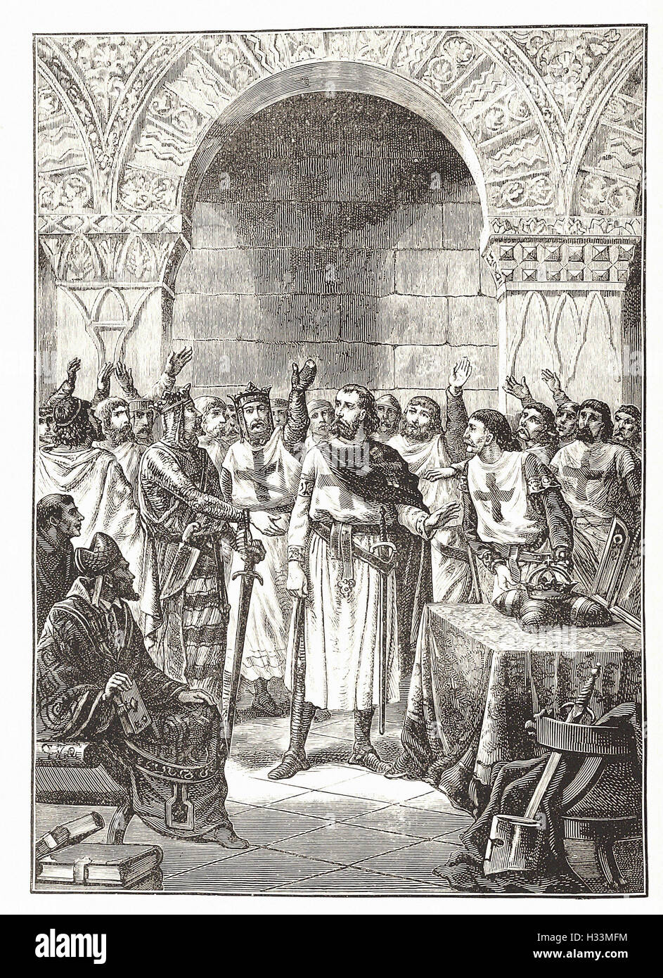 King godfrey jerusalem High Resolution Stock Photography and Images Alamy